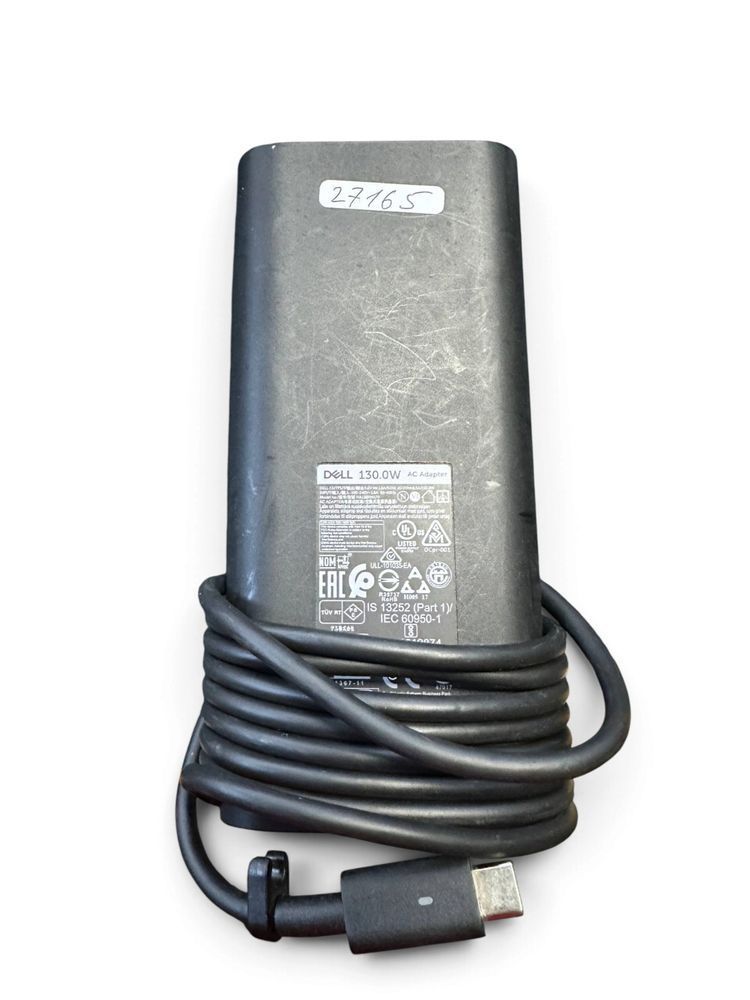 Блок живлення для ноутбука Dell 130W 20V 6.5A (Type C) ORIGINAL -БУ- 27165 фото