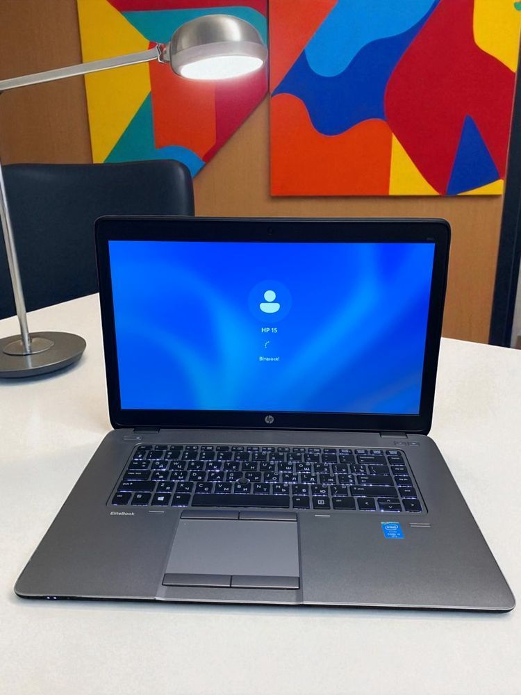 Ноутбук 15,6" HP Elitebook 850 G2 i5-5300u 2x2,3GHz/8G D3/SSD 240G/HD5500/1366x768/web -БУ- 26175 фото