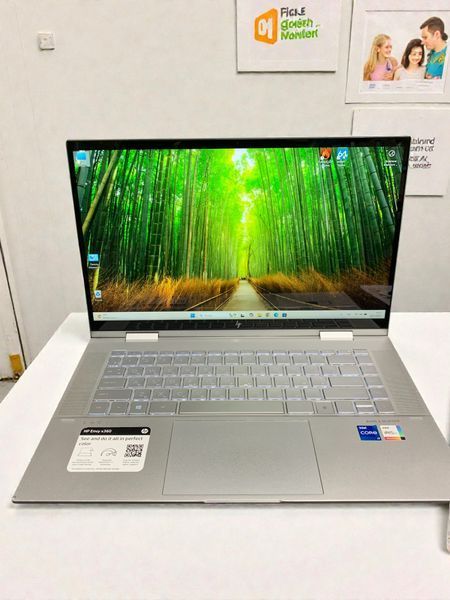 Ноутбук 15,6" 2in1 HP Envy x360 i7-1165G7 4x2,8GHz/8G D4/NVMe 256G/IrisXe/тачIPSFHD/web -БУ- 26786 фото