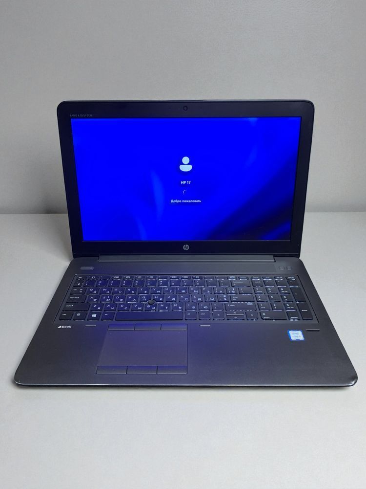 Ноутбук 15,6" HP ZBook 15 G4 i7-7700HQ 4x2,8GHz/8G D4/M.2 128G/HD630/IPSFHD/web -БУ- 26451 фото